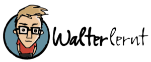 WalterLernt logo German Version White No URL